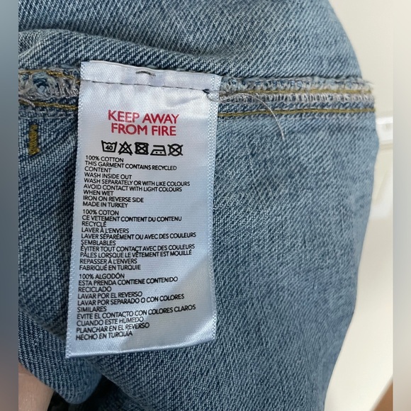 Urban outfitters High Rise Skate jeans/ Utility styling Straight leg W30 L32 - Picture 4 of 5